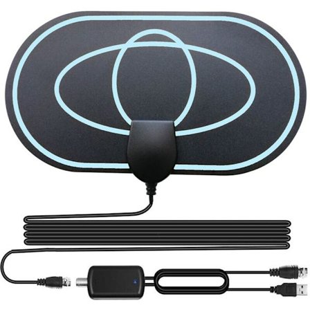 TVHD Digital Box Aktiv inomhus TV-antennförstärkare HDTV-antenn Platt design inomhus HD-antenn