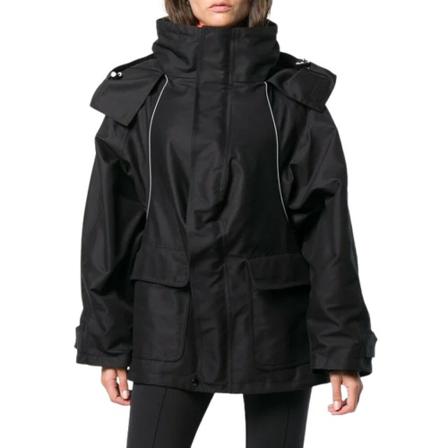 Balenciaga Vintage Pre-owned Stof overtj Sort, Dame Vintage Jakker