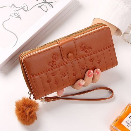 Læderpung Møntpung BRUN