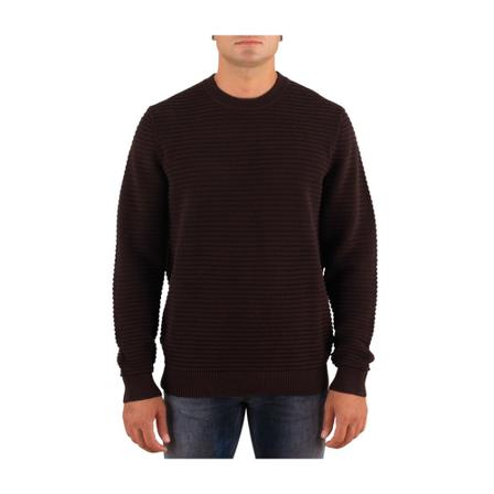 Hugo Boss, Knitwear 50474799 Bruin, Heren, Maat:M