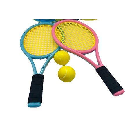 Tennisracket for barn med bag, badmintonballer for barn (3+ år), utendørs- og innendørs sportsspill for småbarn
