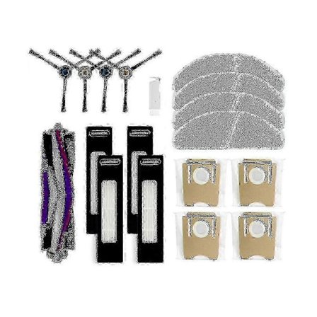 x För Midea S8/S8+ Plus Robotdammsugare - Ersättningsdelar (Borste, Filter, Mopp, Dammpåse)