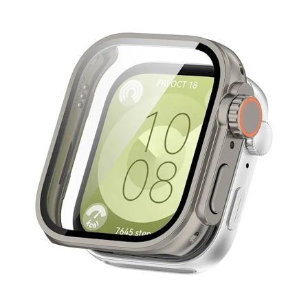 PC-fodral+Glas för Huawei Watch Fit 3 Smartklocka Ändra till Ultra Skärmskydd för Huawei Fit 3 Uppgradera till Ultra2 Tillbehör