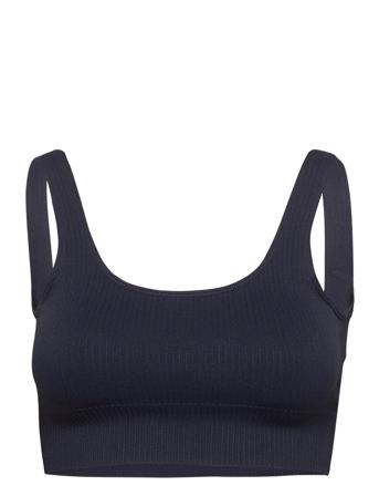 Aim ́n Navy Ribbed Seamless Bra Blå