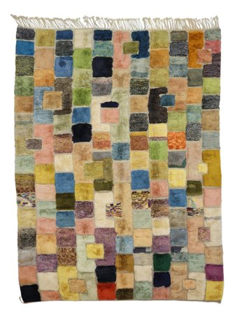 Handgeknüpft Berber Moroccan - Beni Ourain 308X395 Wollteppich Groß