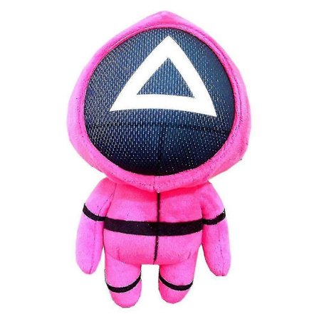 22 cm bläckfisk spel plyschleksak söt tecknad docka man i rött