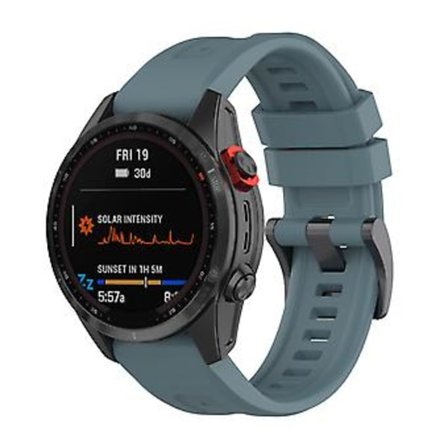 Silikoninen ranneke Garmin Fenix 7S:lle (Tummansininen)