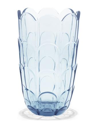 Lily Vase H19 Cm Blue Iris Home Decoration Vases Big Vases Blue Holmegaard