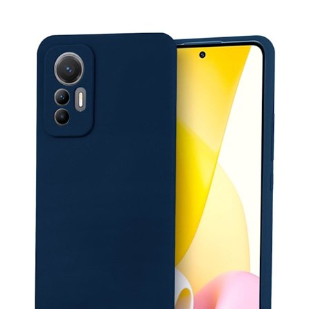 Xiaomi 12 Lite Silikonskal - Mörkblå