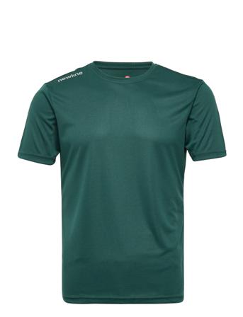 Men Core Functional T-Shirt S/S T-shirts Short-sleeved Grön Newline