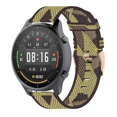 22 mm Stripe Weave Nylon Watch för Xiaomi Mi Watch Color, Garmin Vivoactive 4