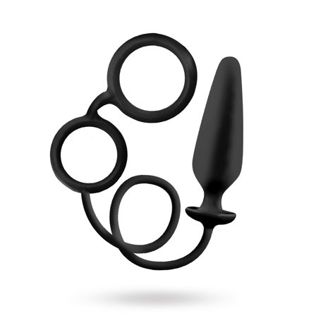 Be Legendary: A.K.A - Sergant Hard-On Silicon Cockring & Butt plug - Vuxen.dk: For par