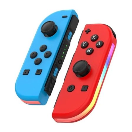 Controller LED kompatibel med JoyCon Nintendo Switch Rød_v (YJD)