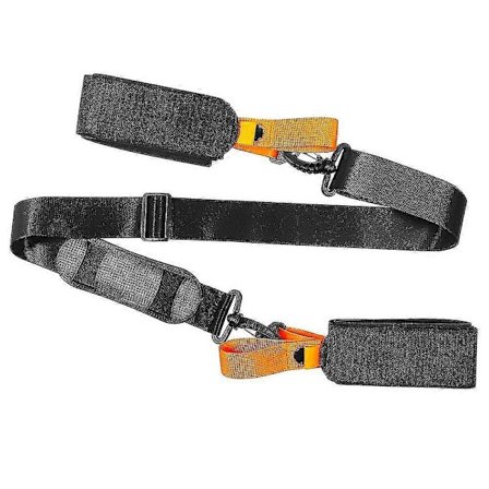 Skidväska Snowboard Väska Justerbar Skidstav Axel Handtag (orange)