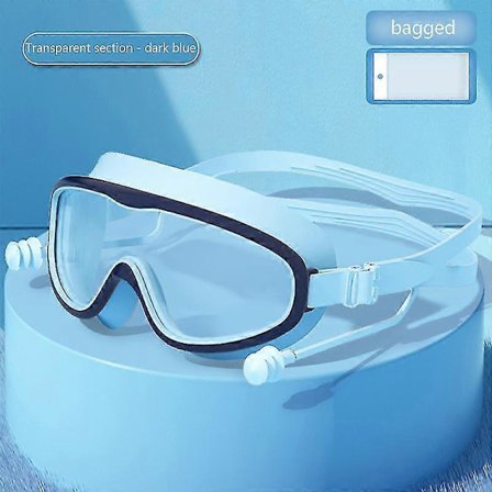 Svømmebriller til voksne med stor ramme, vandtætte, antidug, high-definition svømning