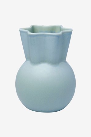 Spring Copenhagen - Vas Eva Stoer Nielsen 20 cm - Blå - Krukor & vaser - Från Homeroom