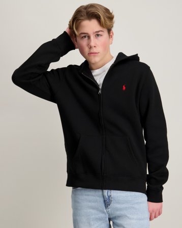 Polo Ralph Lauren Fleece zip hoodie Musta Hupparit/Hoodie Pojat - Kids Brand Store