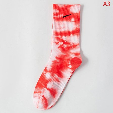 Tie-dye Socks European and Street Ins Hip-hop Tide Brand Coupl