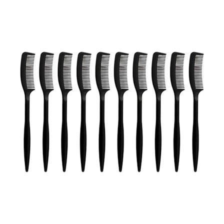 Miniature Øjenbryn Øjenvippe Kam Plastik Øjenvippe Plejeværktøj Kompakt 10 stk