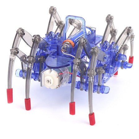 Sähköinen Hämähäkkirobotti DIY-kokoamislelu