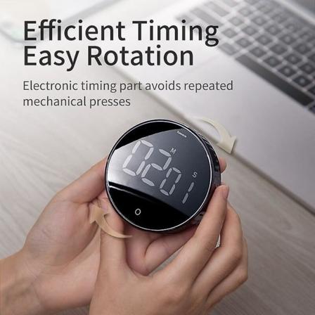 Multifunktionell Köktimer - Magnetisk Mattimer, Dustimer, Väckarklocka för Studier och Matlagning