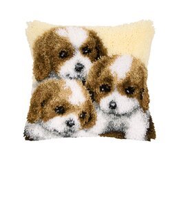 Broderikit Ryakudde Tre små valpar