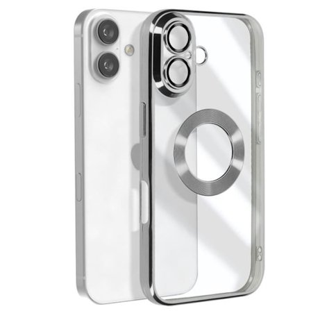 Glam Series Fodral till iPhone 16 Stötsäkert Silver