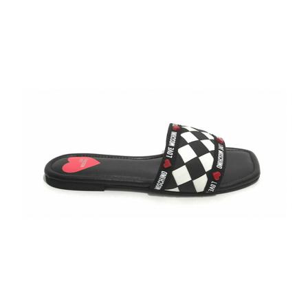 Moschino, Ds 21Mo 20 Sandal Shoes Ja 28241 Zwart, Dames, Maat:39 EU,rubber