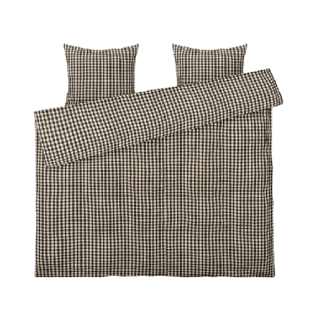 JUNA Bæk&Bølge Påslakanset Sängkläder Svart 220X220