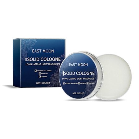 East Moon Solid Balm (Herrparfym) Herrars Charm Solid Balm Fräsch Och Naturlig, Långvarig Doft På Språng