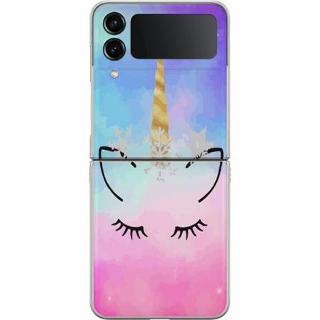 Samsung Galaxy Z Flip4 Premium Skal Unicorn Enhörning