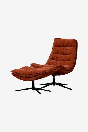 WOOOD - Kube Snurrfåtölj - Brun - Fåtöljer - Från Homeroom