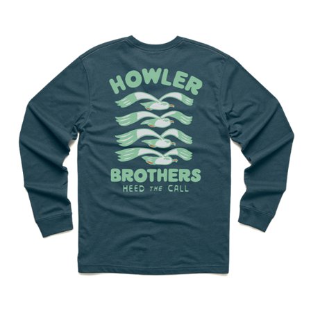 Howler Bro's Longsleeve T-Shirt Flocka Seagulls Key Largo - S