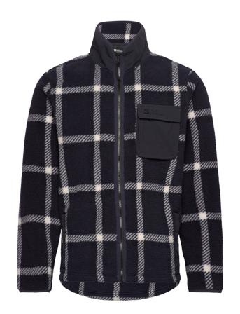 Felslicht Check Jkt M Navy Jack Wolfskin