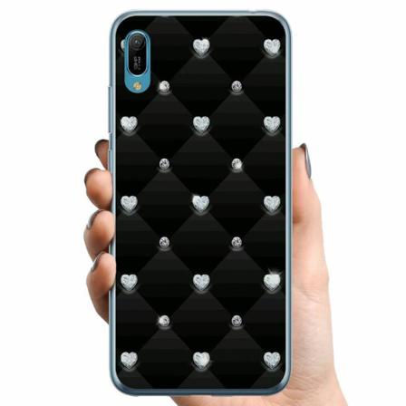 Huawei Y6 Pro (2019) Tpu Mobilskal Bling Heart