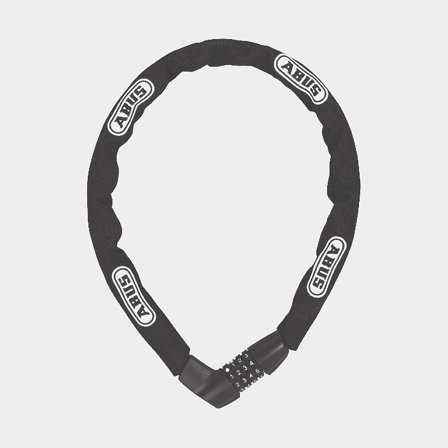 Chain lock with code / combination lock ABUS Tresor 1385, 85 cm, Ø7 mm, black