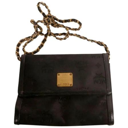 MCM Pre-owned Pre-owned Canvas crossbody-tasker Sort, Dame Vintage Tasker, Størrelse: ONE Size