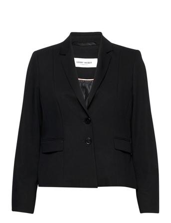 Blazer Long Sleeve Blazers Single Breasted Blazers Sort Gerry Weber