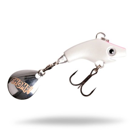 Pig Jig Spin, 21g - White Lotus - Silver