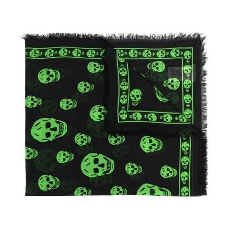 Alexander McQueen Scarves Sort, Dame Tørklæder, Størrelse: ONE Size