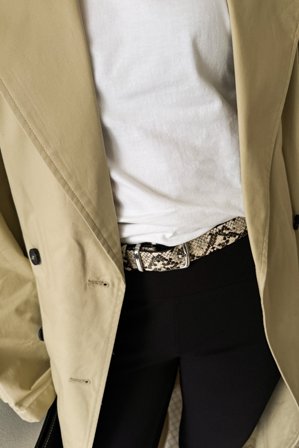 NA-KD Ceinture à boucle carrée - Ceintures - Multicolore - Small/Medium