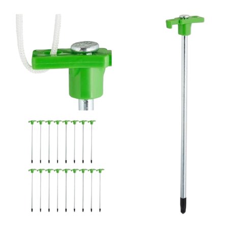 Markpinnar för berg i ett set om 18