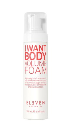 Eleven Australia I Want Body Volume Foam 200 ml, Hår, Hårstyling, Styling Mousse