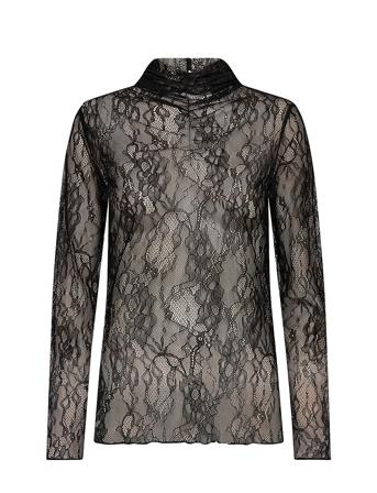 Sc-Velida Bluse Langermet Svart Soyaconcept*Betinget Tilbud