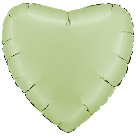 Folieballong Hjerte Satin Olivengrønn