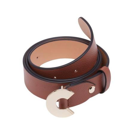 Coccinelle Logo C Riem , Bruin , Dames , Maat: M Riemen