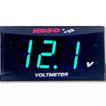 Koso Voltmeter Med Fäste 12v-150v Led Digital Display Voltmätare Bil Motorcykel Volt Mätare Grön