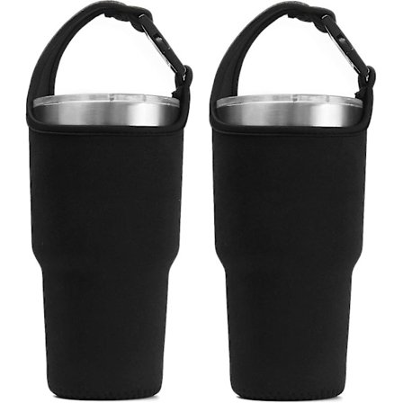 Tumbler-holderpose for alle 20oz rustfrie stål reiseisolerte kaffekrus, Danzix neoprenhylse med bærestropp, passer for Yeti Rambl