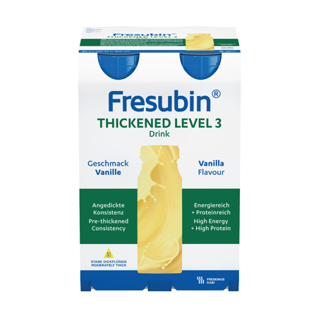 Fresubin Thickened Level 3 Næringsdrikk, Vanilje, 4x200 ml