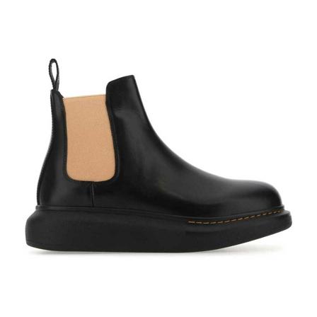 Alexander McQueen Chelsea Laarzen , Zwart , Dames , Maat: 37 EU ChelseaLaarzen